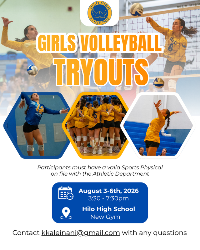 SY 26-27 Girls Volleyball Tryouts
