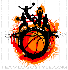 Basketball graphic art