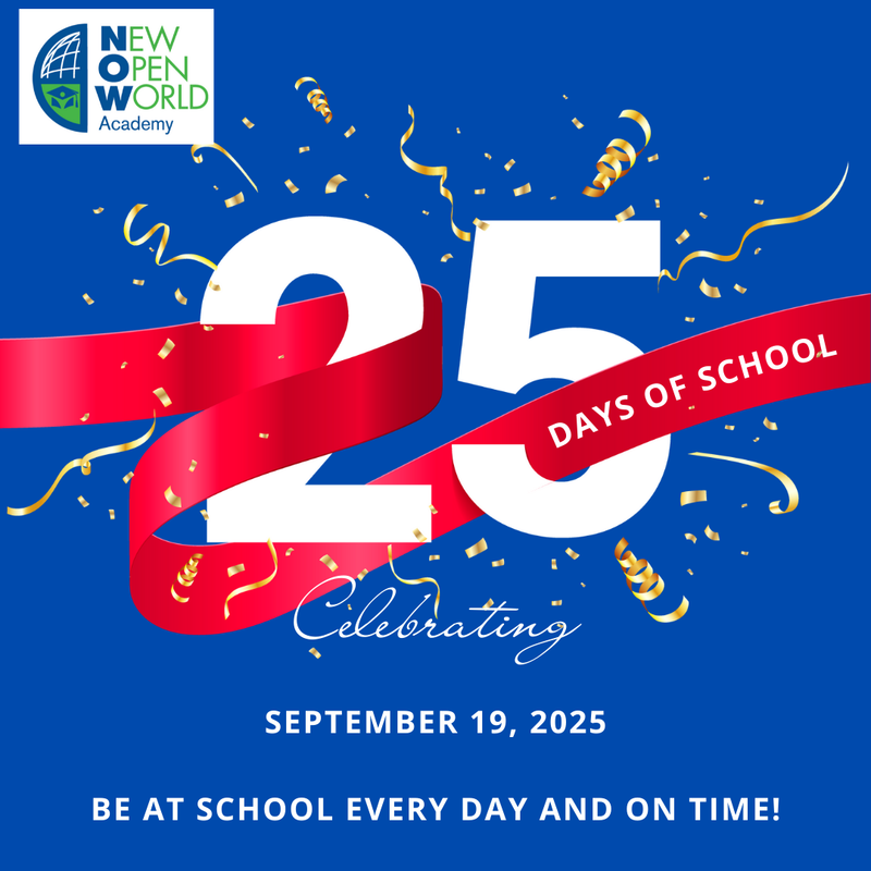 25th Day of School Flyer