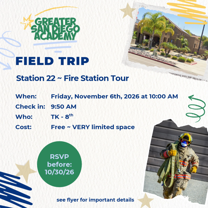 info graphic with field trip details