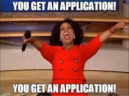 Applications are here!