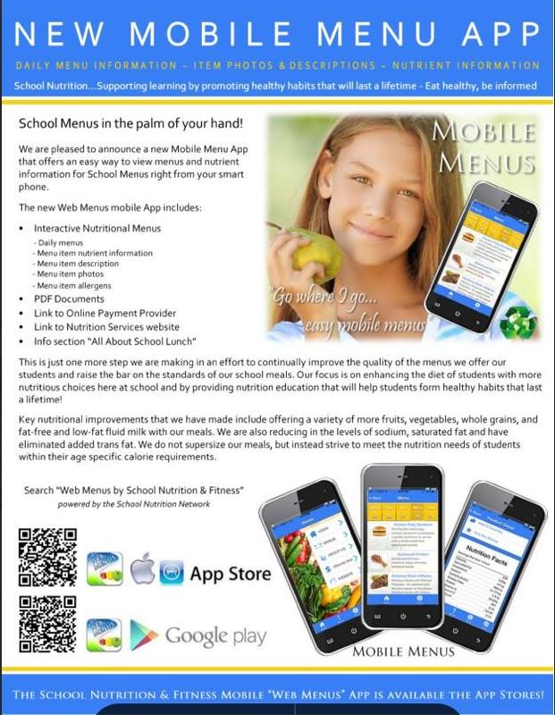 New Mobile Menu App Featured Photo