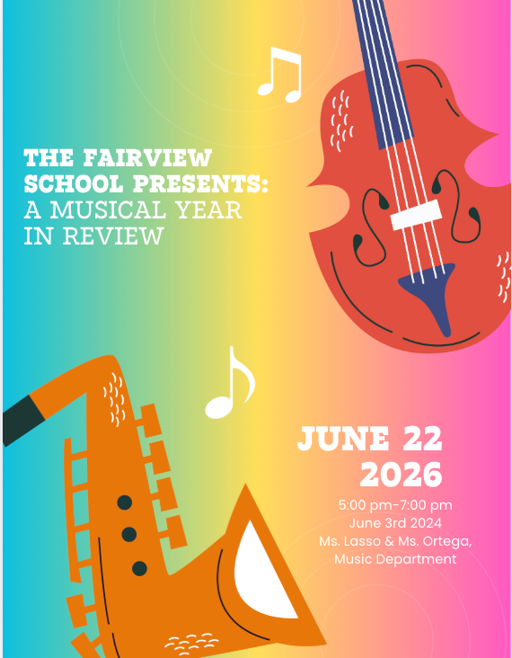 MUSICAL YEAR IN REVIEW CONCEERT FLYER