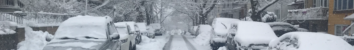 Snowy street