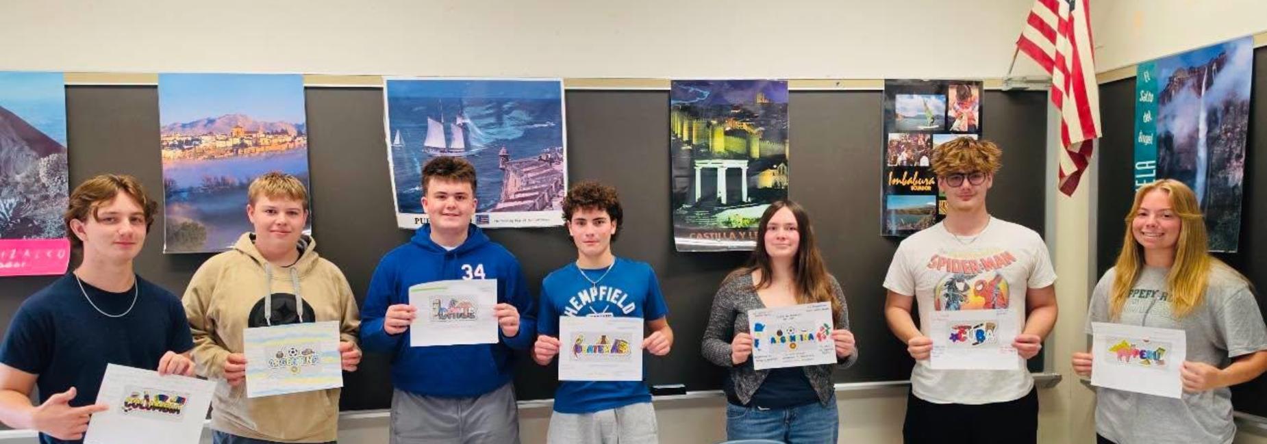 Spanish 2 Students
