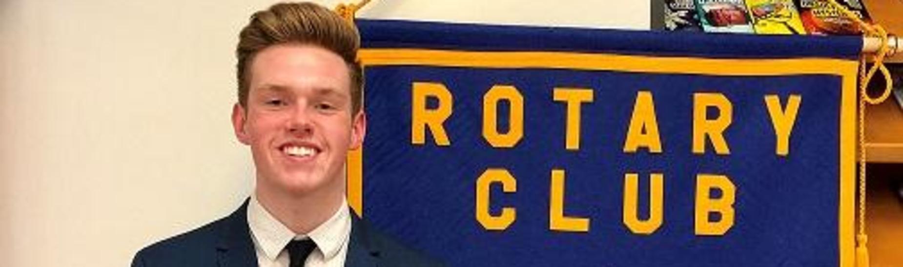 Clint Curfman took 1st place at the Rotary 4 Way Speech Contest at NBC. Liberty Worthing captured 3rd place. Clint advances to Regional competition in April.
