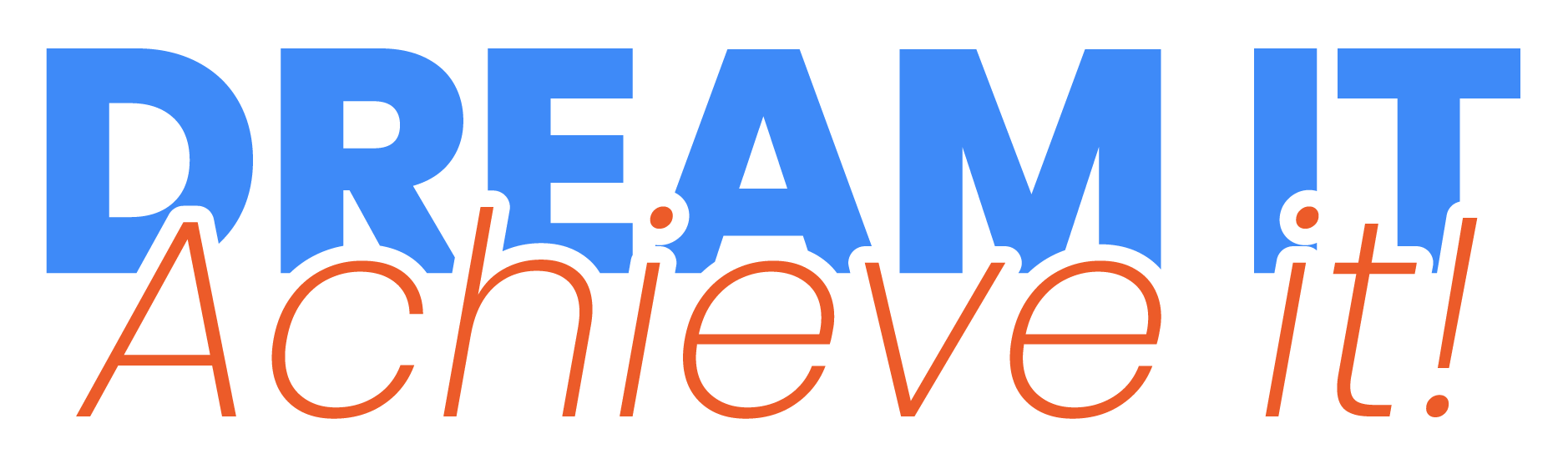 Dream it Achieve it logo
