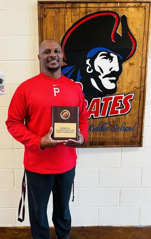 Congratulations to Coach Whitfield!  Gulf Coast Conference Football DIII Coach of the year!
