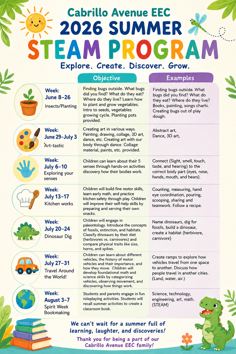 Cabrillo EEC Summer Program 2026