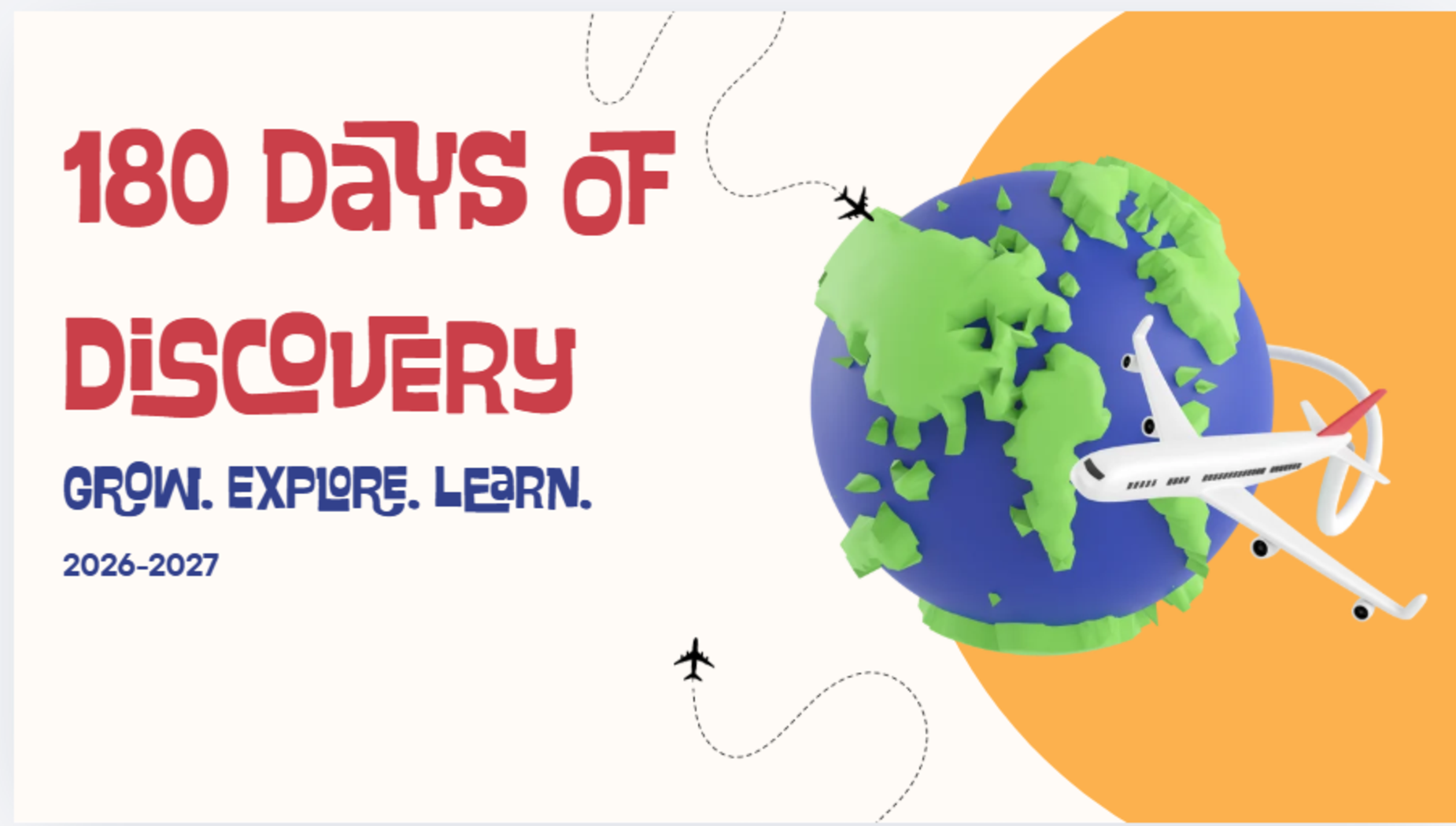180 Days of Discovery School Theme