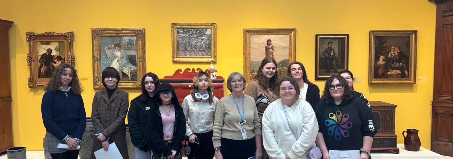 Visual Art Students at the WMAA