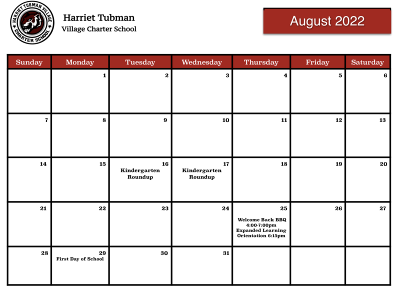 August 2022 Calendar of Events Featured Photo