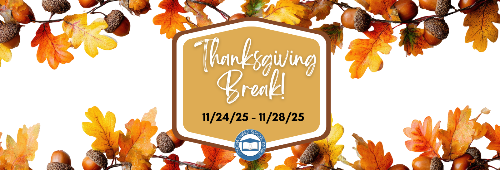 Thanksgiving Break Shuffle Banner for website