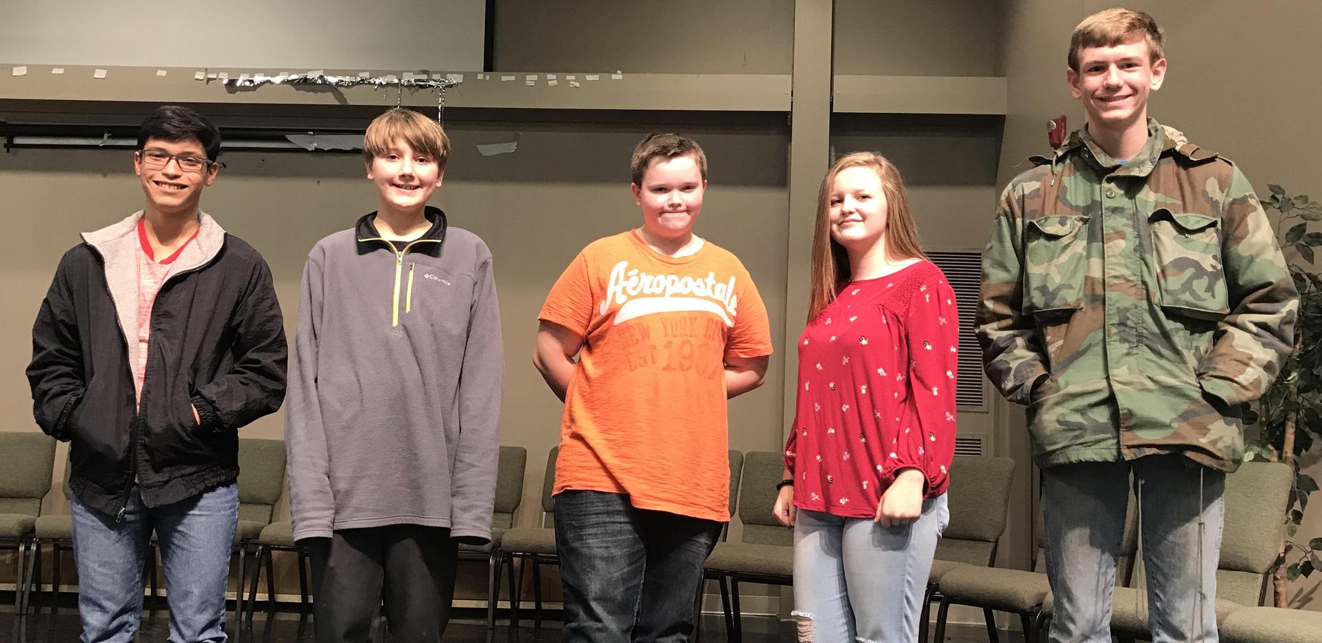 Top 5 Spelling Bee Winners. Overall Champion Jesus Ramirez