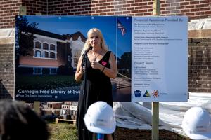 Mayor Swartzwelder speaks