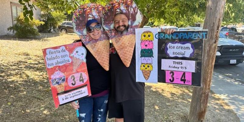 Grandparents' Ice Cream Social Invite