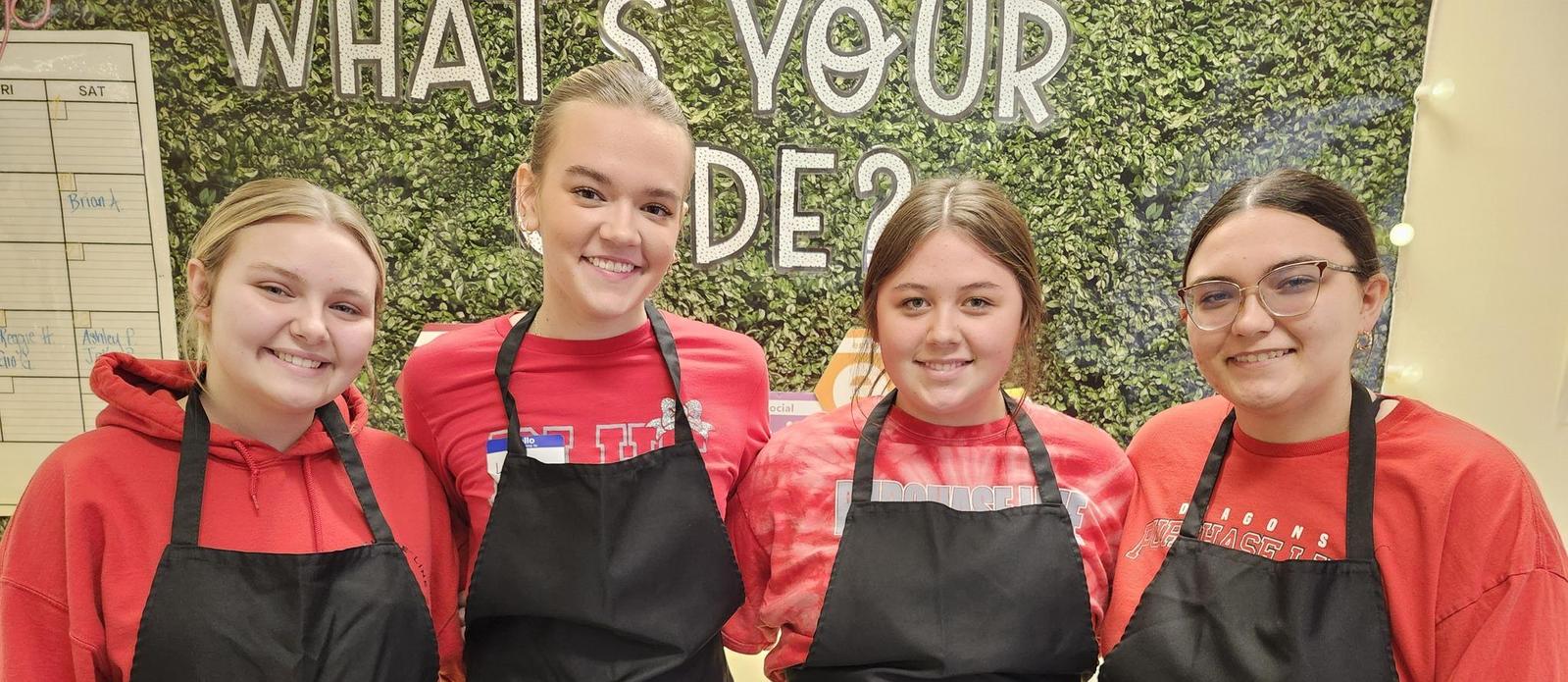 Family consumer science students at Heritage competition.