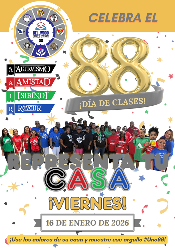 88th Day of school Rep Your House Friday Sp