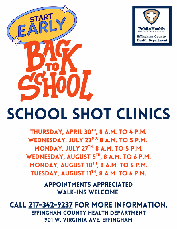 Shot Clinic Dates 2026