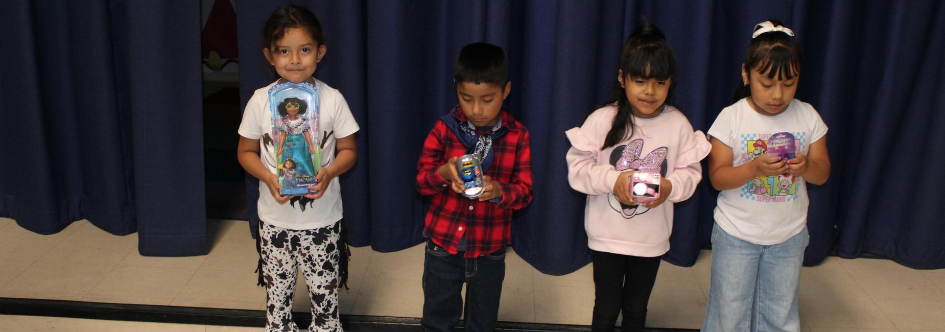 Perfect attendance raffle winners