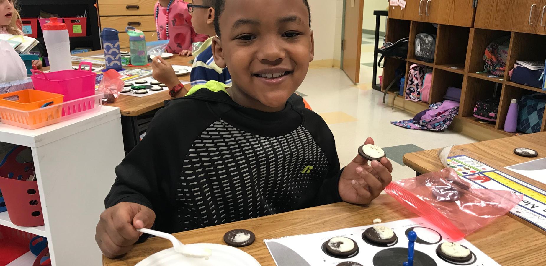 Student moon phase experiment