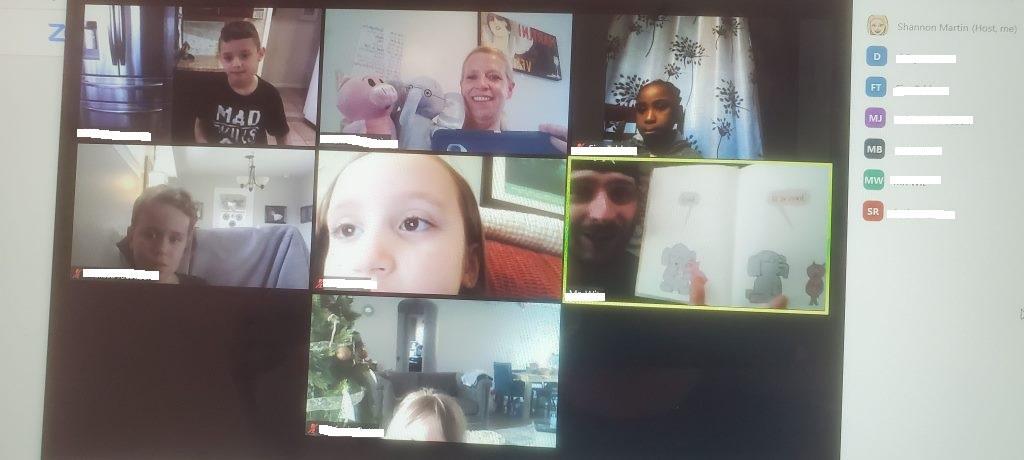 class meet-up on Seesaw