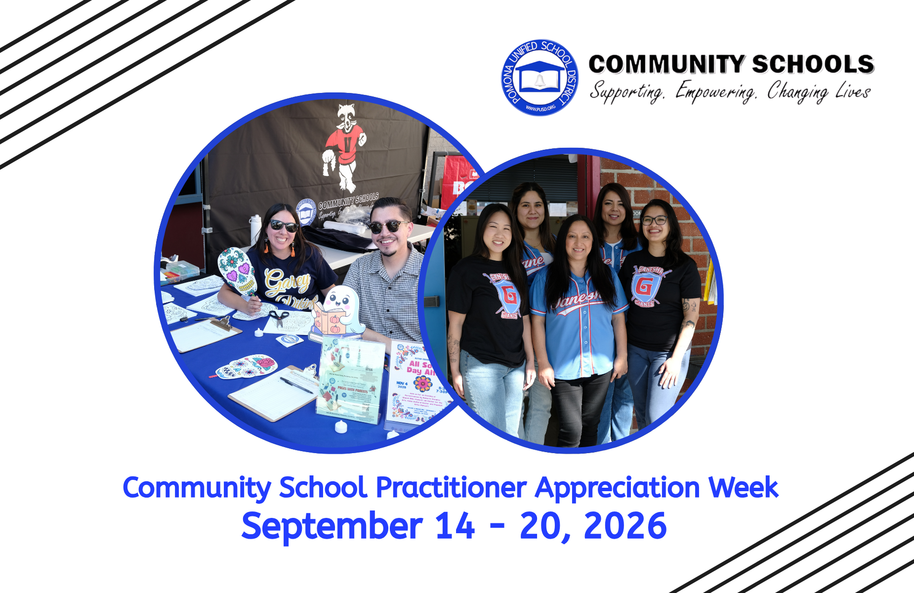 Community Schools web banner - Appreciation Week in September 14 - 20, 2026