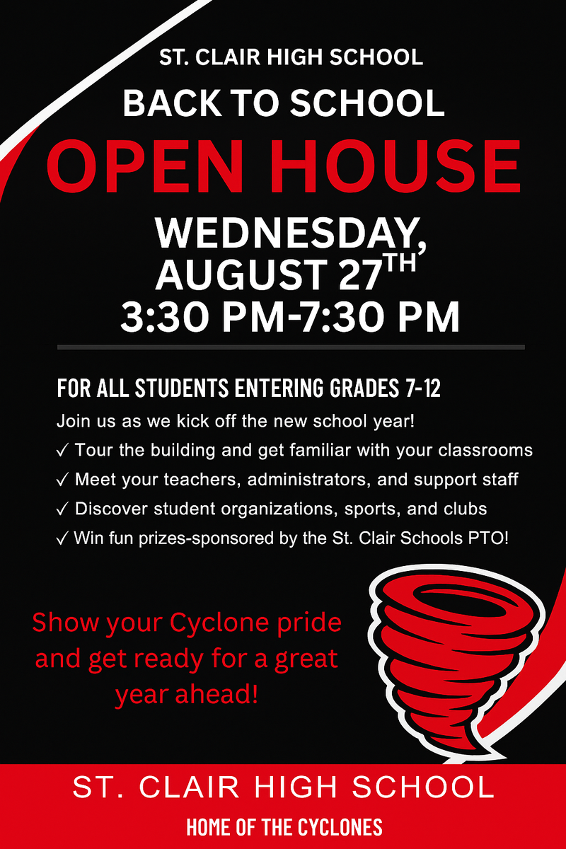 Back to school 7-12 flyer