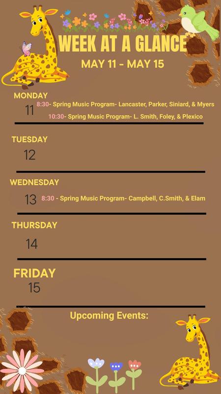 week at a glance