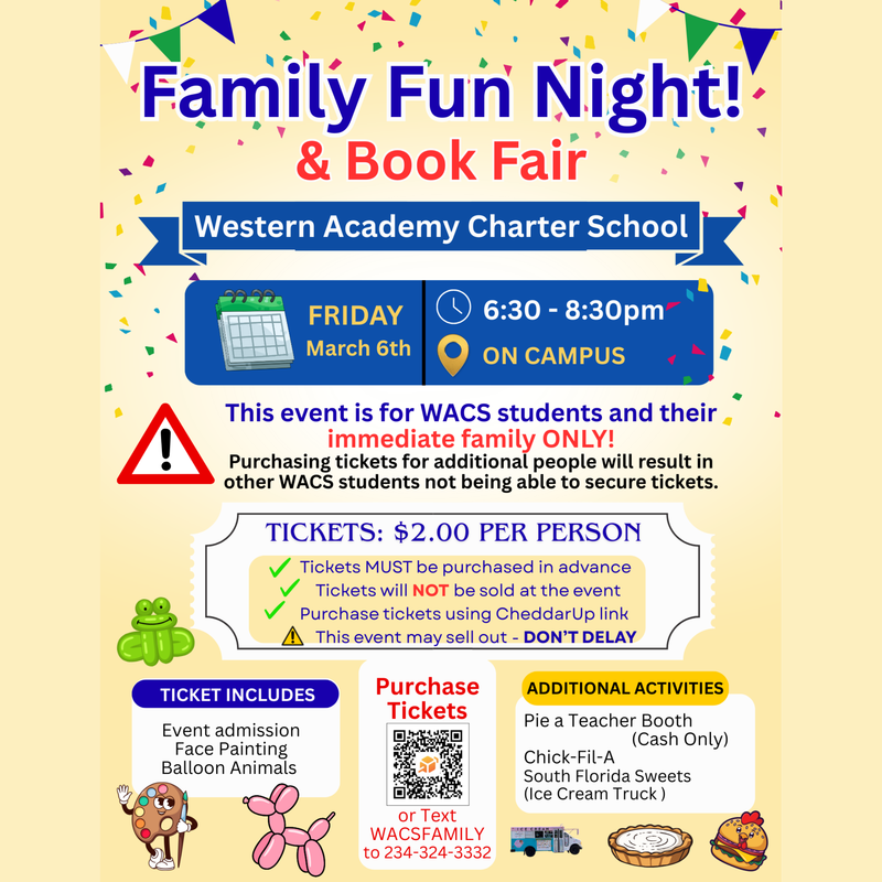 Family Fun Night & Book Fair is Almost Here, Stallions! Featured Photo