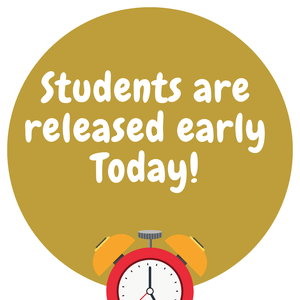 Students are released early today!