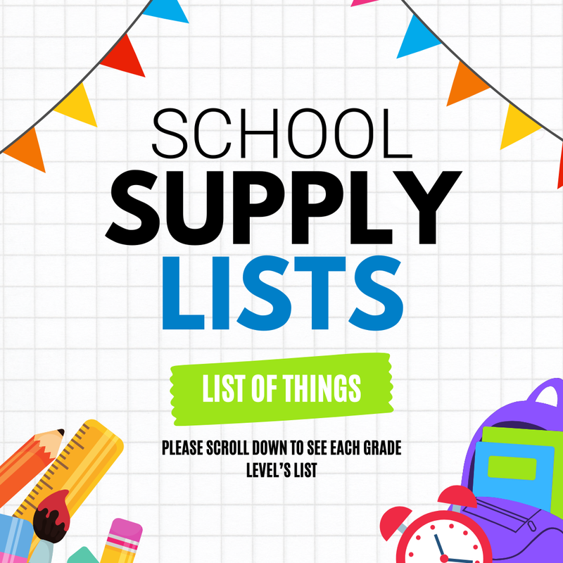 Supply Lists
