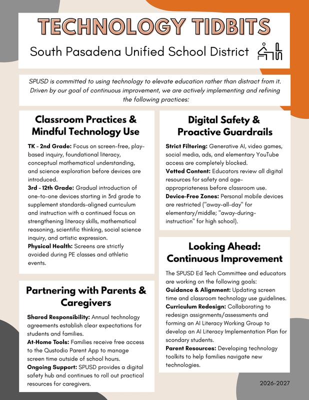 Tech topics flyer