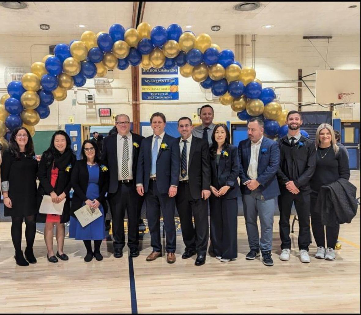 blue ribbon ceremony