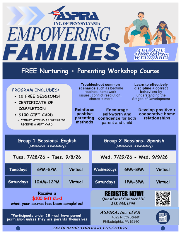 Empowering Families English Flyer