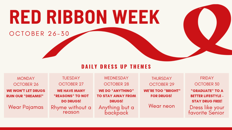 red ribbon dress up days