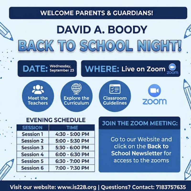 Back to School Night
