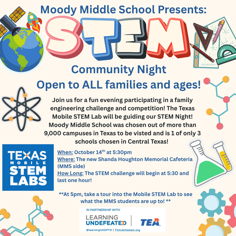 Community STEM night information