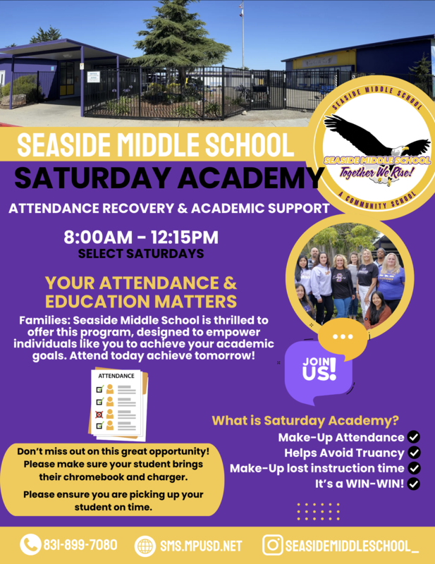 Saturday Academy Flyer