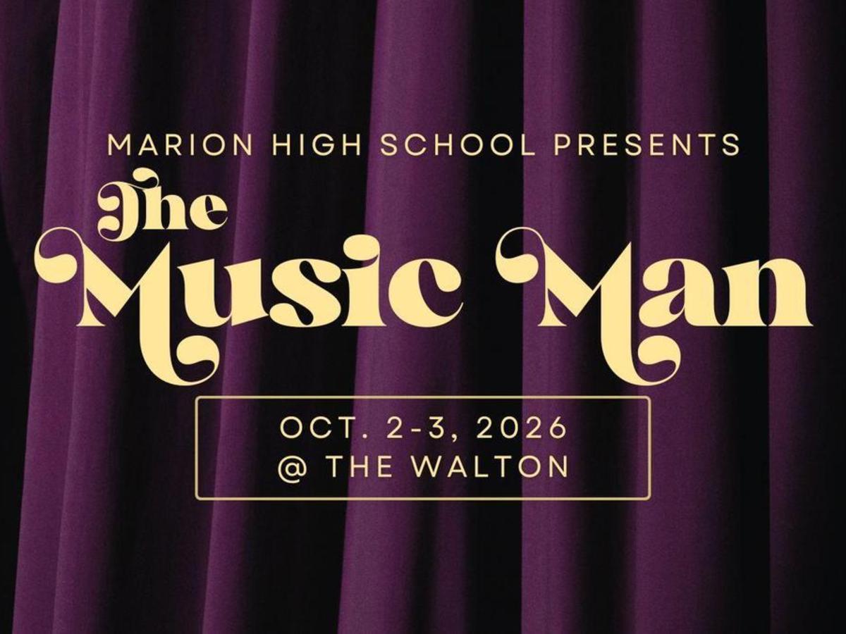 promo graphic - MHS presents: The Music Man