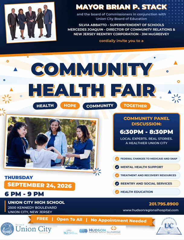 Community Health Fair Flyer-English