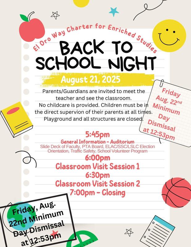 Back to School Night