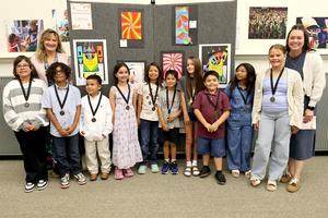 Comal Creek Elementary artists for fall art show