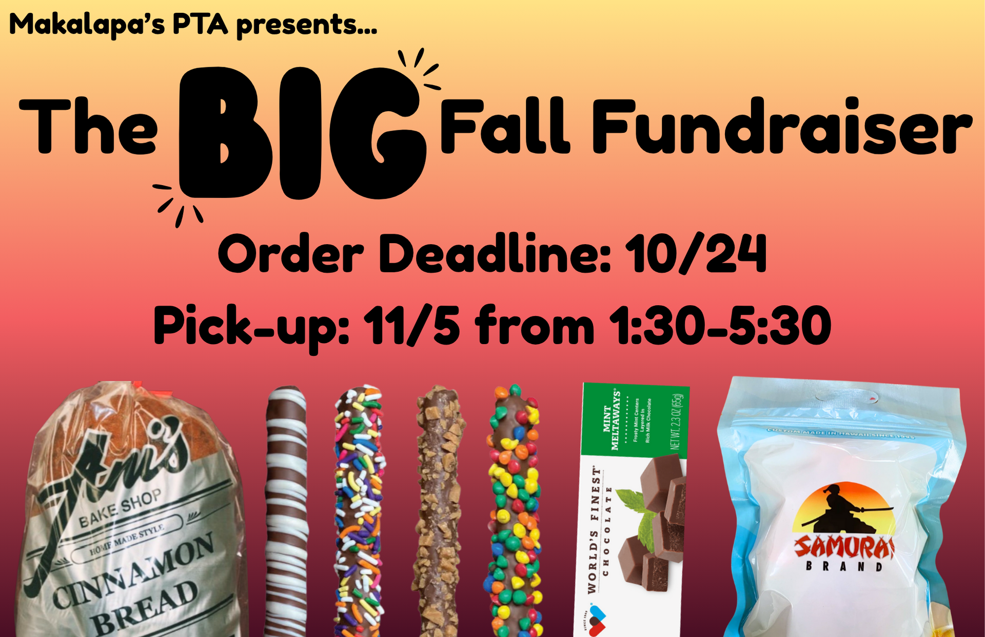 Fall fundraiser makalapa elementary