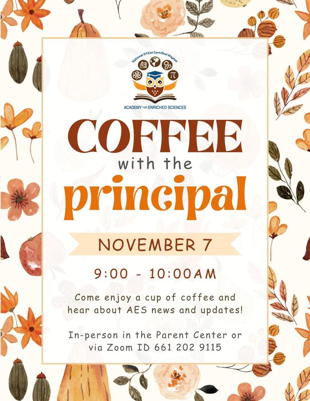 November Coffee with the Principal