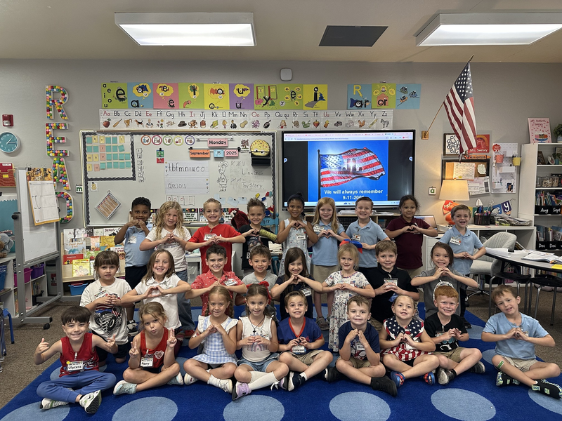 Patriotic Shirt Day at PHES!