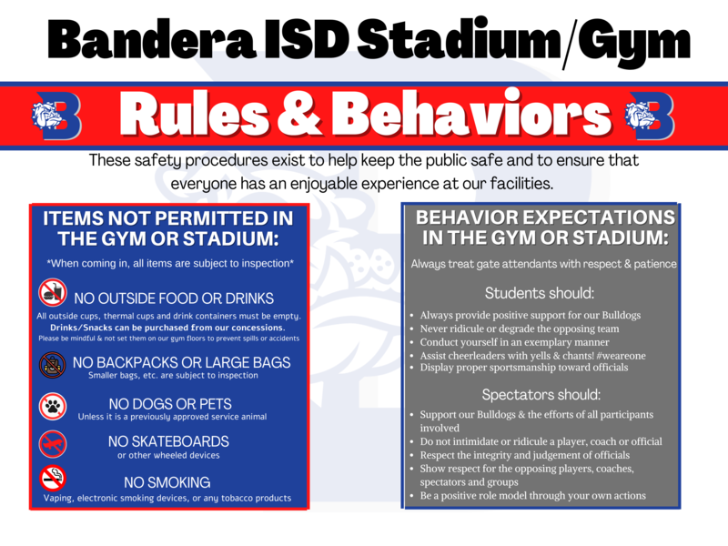 rules and guidelines for gym and stadium
