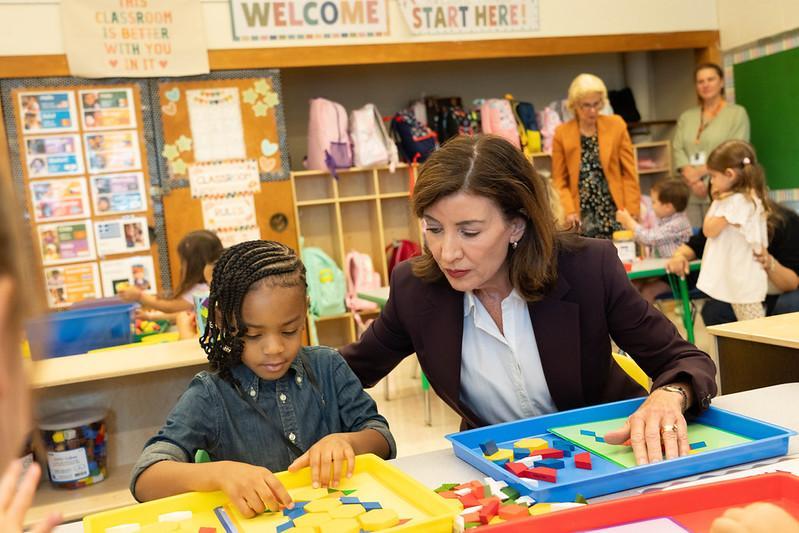 Governor Kathy Hochul Visits William E. Cottle Elementary School