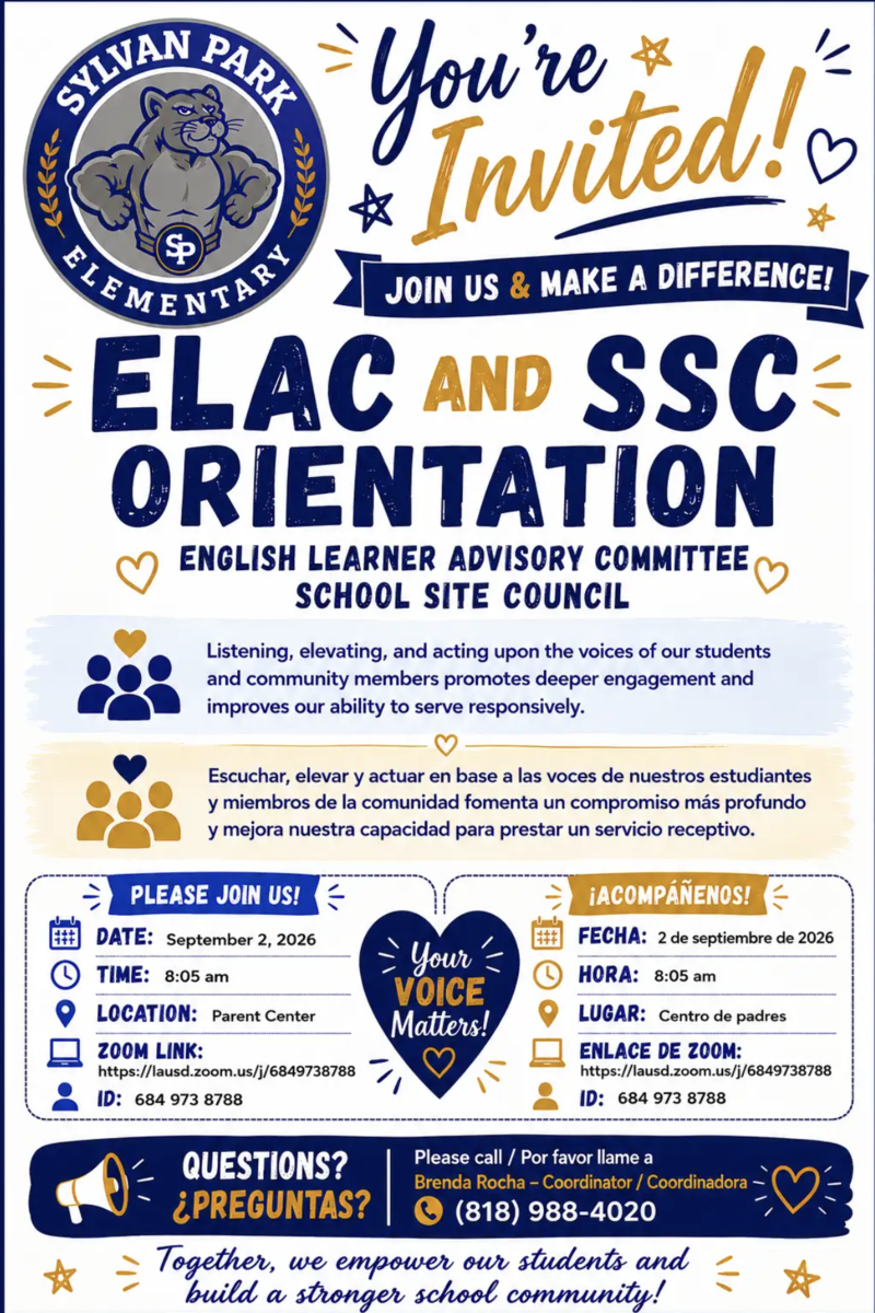 ELAC & SSC Orientation