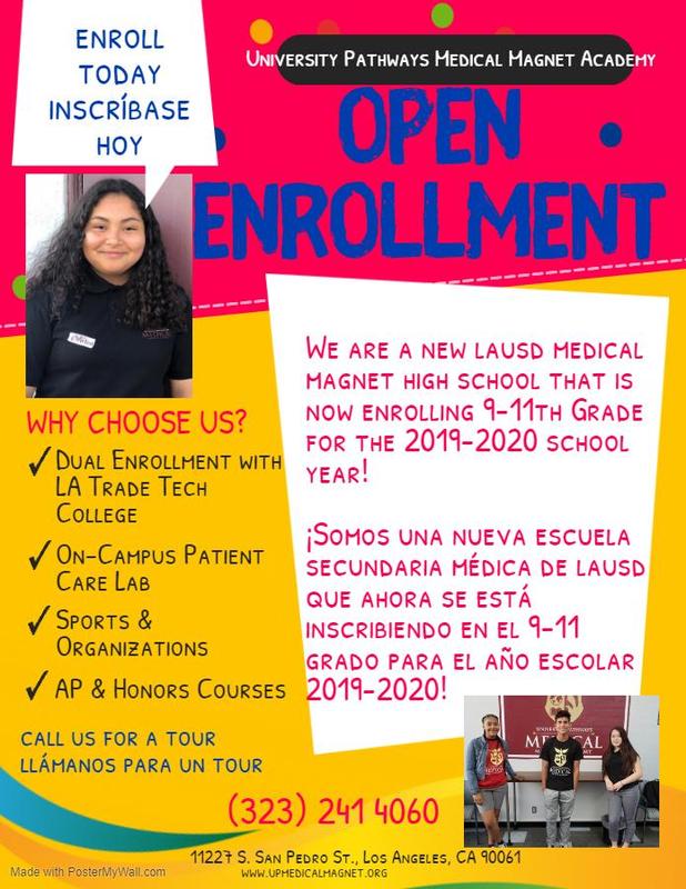 We are now enrolling 9th-11th grade students for the 2019-2020 school year! Featured Photo